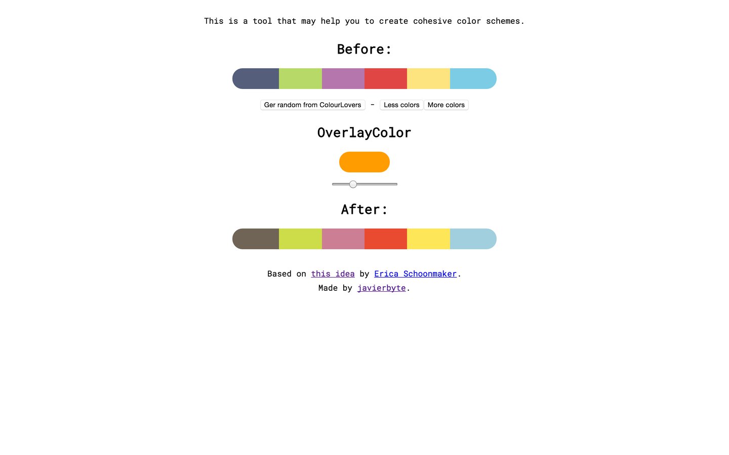 Cohesive Colors | Color Palette Generator