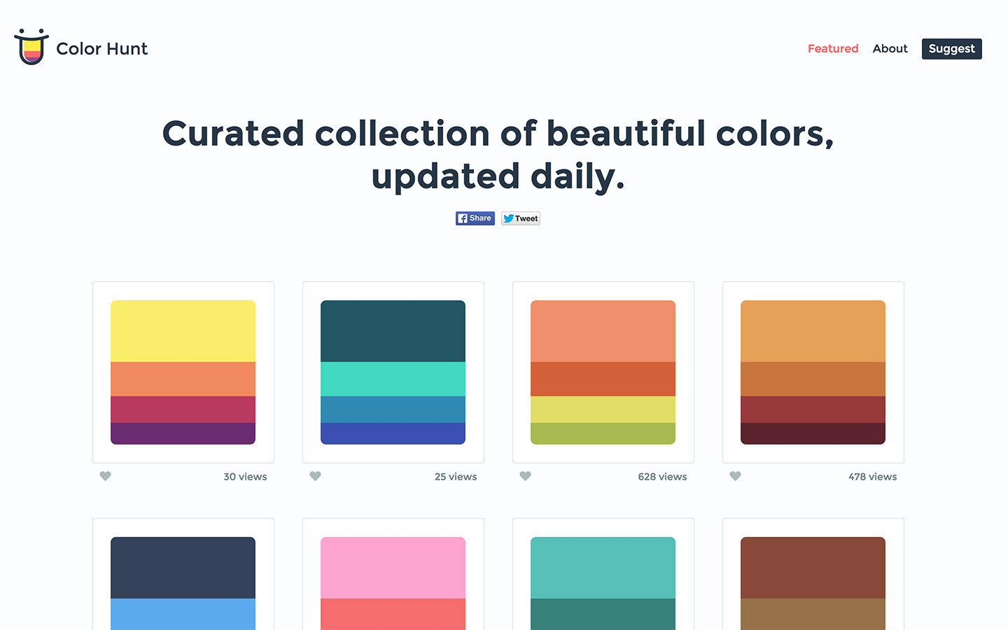 Color Hunt | Color Palette Generator