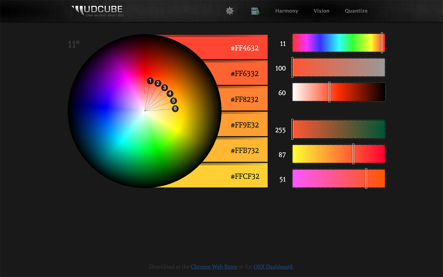 Mudcube Sphere | Color Palette Generator